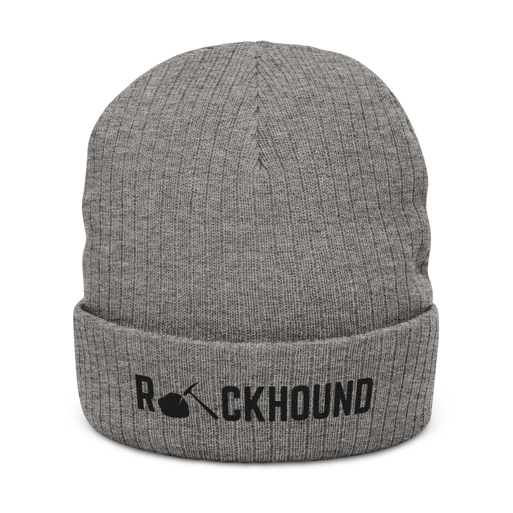 Rockhound Beanie – Embroidered Knit Hat for Crystal Lovers & Geology Enthusiasts