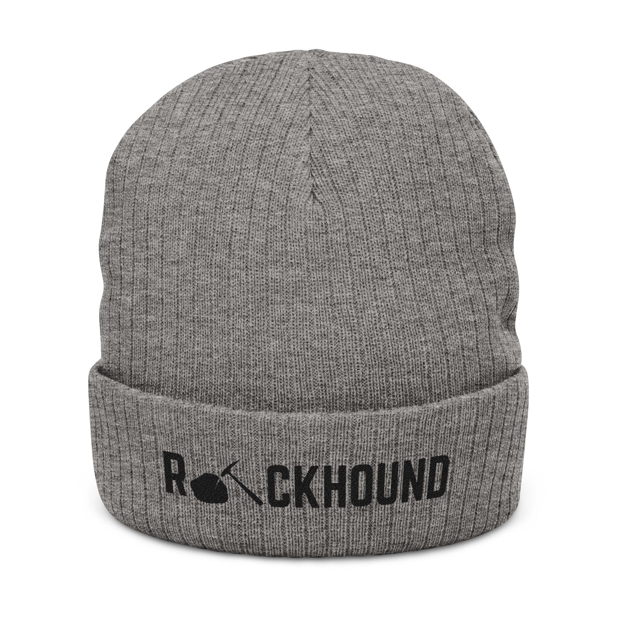 Rockhound Beanie – Embroidered Knit Hat for Crystal Lovers & Geology Enthusiasts