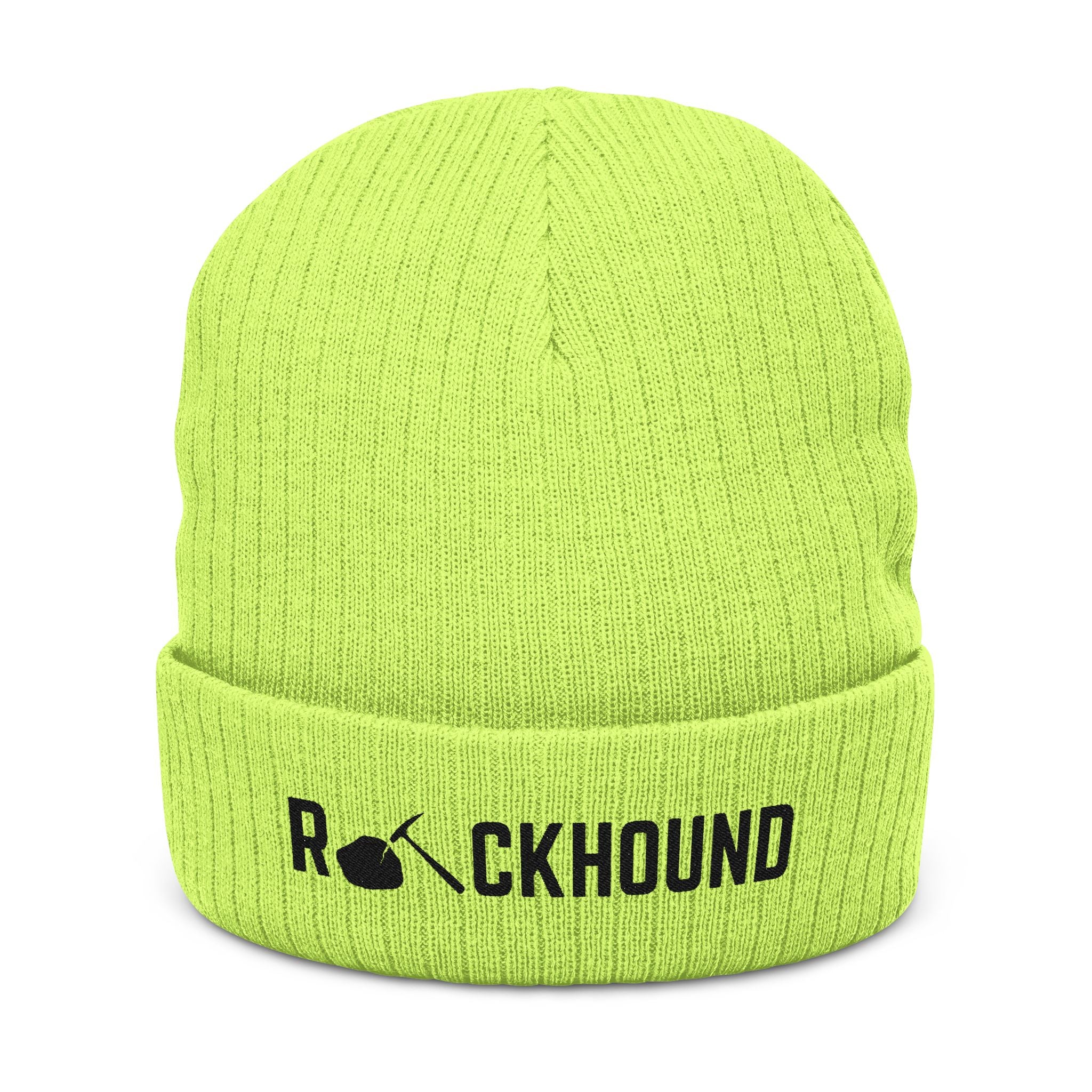 Rockhound Beanie – Embroidered Knit Hat for Crystal Lovers & Geology Enthusiasts