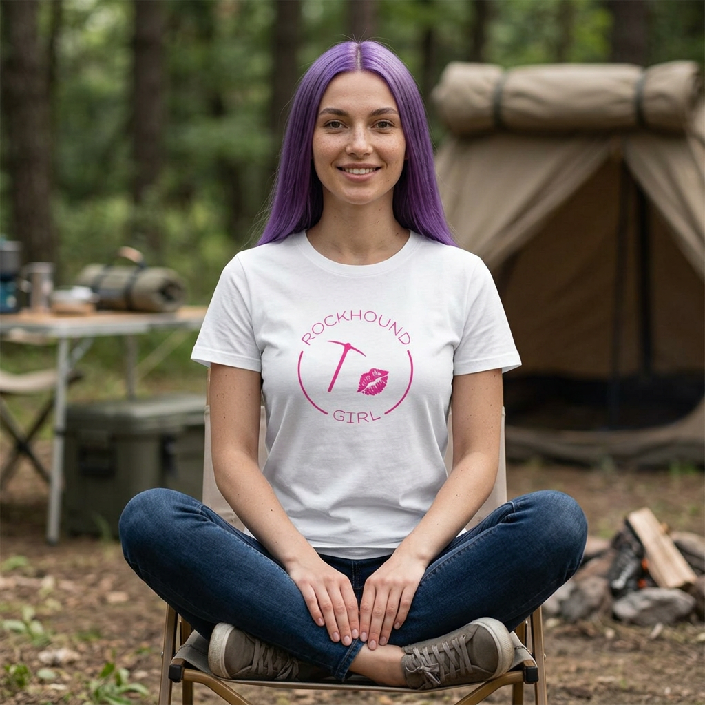 Women’s Rockhound T-Shirt – Geology Shirt for Crystal & Mineral Lovers