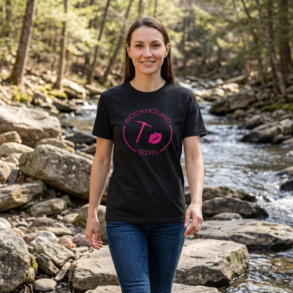 Women’s Rockhound T-Shirt – Geology Shirt for Crystal & Mineral Lovers